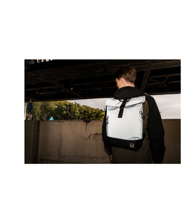 Willex Enkele Fietstas - Reflecterend - Rugzak - Met Cijferslot - 17 Liter