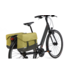 New Looxs ® Oslo Joli Double - Dubbele Fietstas - Geschikt voor elke Bagagedrager - Ook voor Electrische Fietsen - 100% Gerecycled Polyester - Stevig, Ruim en Vormvast - 37L - Olive-Yellow