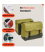 New Looxs ® Oslo Joli Double - Dubbele Fietstas - Geschikt voor elke Bagagedrager - Ook voor Electrische Fietsen - 100% Gerecycled Polyester - Stevig, Ruim en Vormvast - 37L - Olive-Yellow