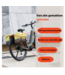 New Looxs ® Oslo Joli Double - Dubbele Fietstas - Geschikt voor elke Bagagedrager - Ook voor Electrische Fietsen - 100% Gerecycled Polyester - Stevig, Ruim en Vormvast - 37L - Olive-Yellow