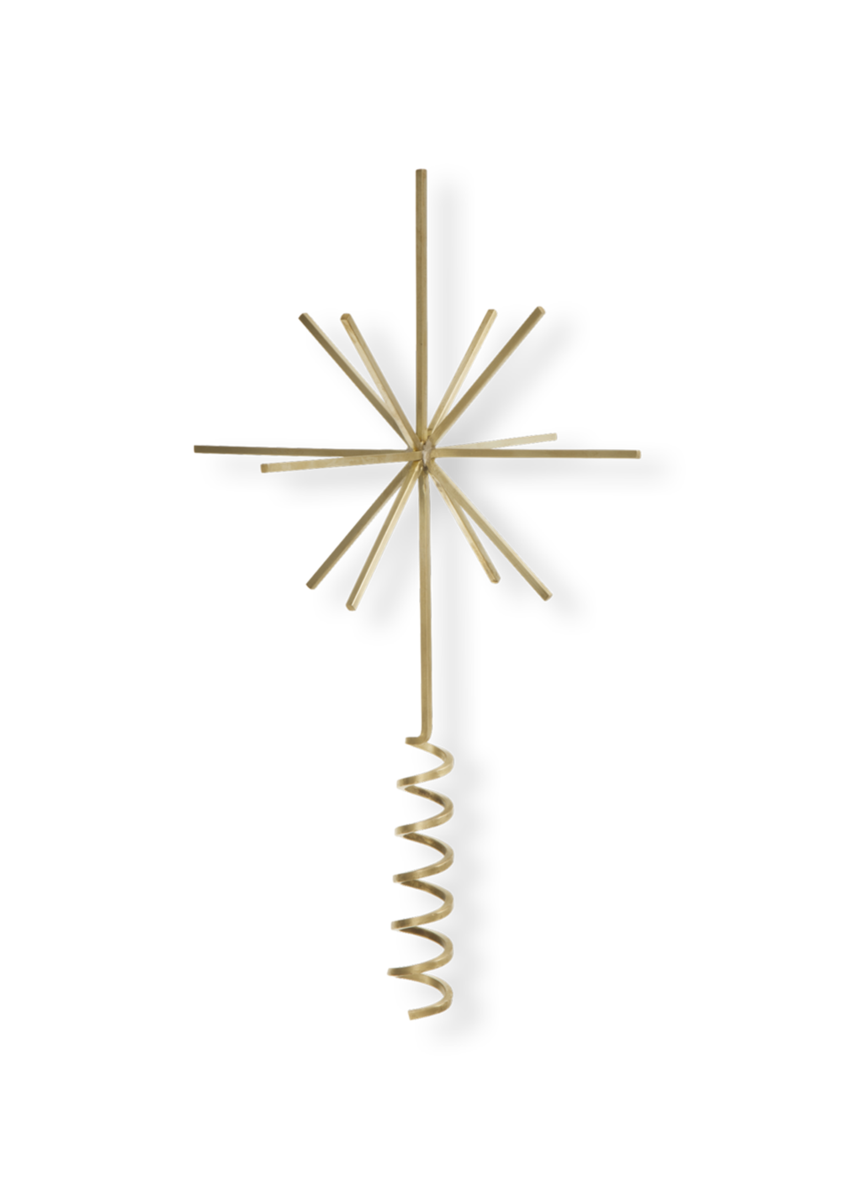 Ferm Living Ferm Living - Christmas Tree Topstar - Kerstpiek - Messing - Goudkleurig