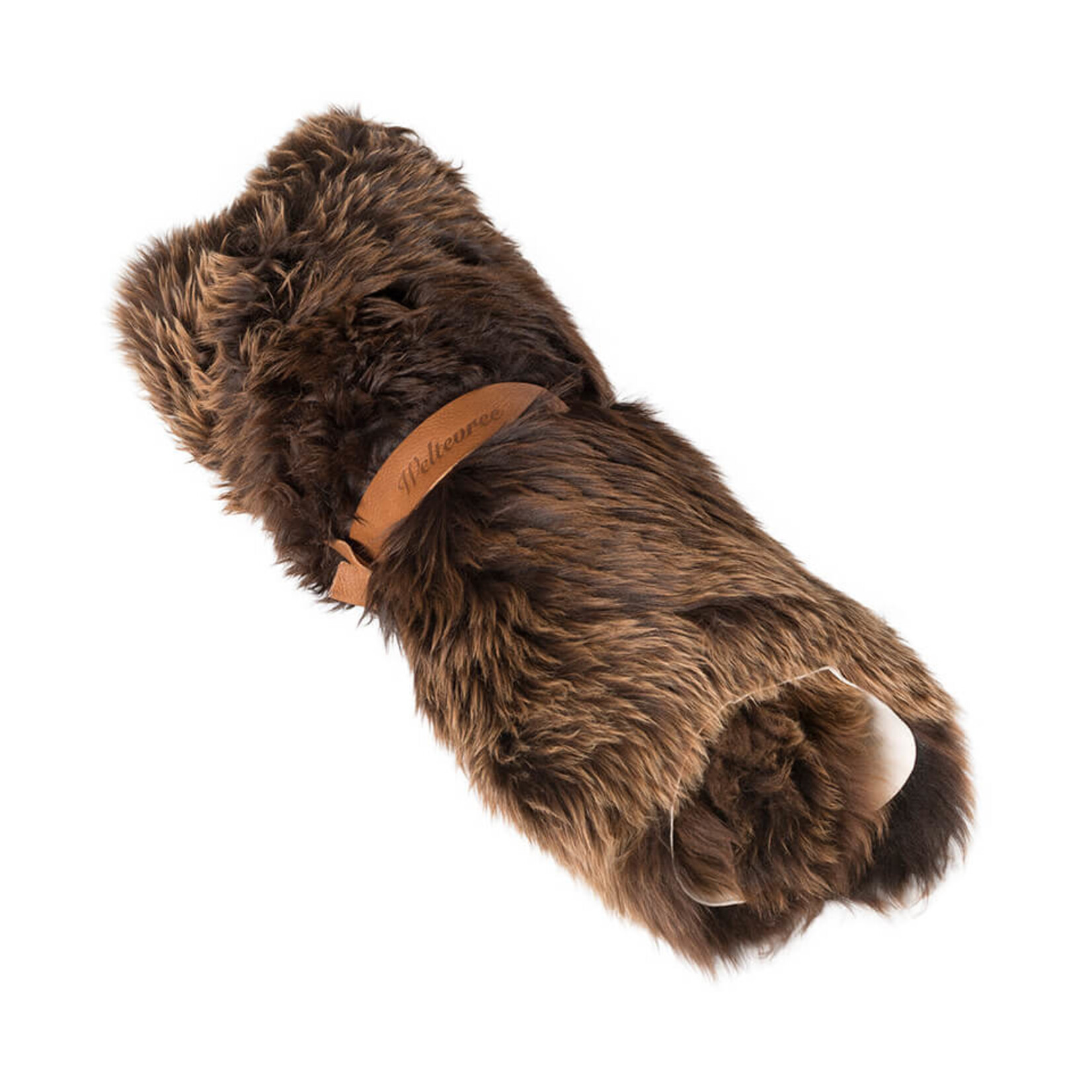 Weltevree Weltevree Sheepscoat / Schapenvacht met Lederen Lus Bruin