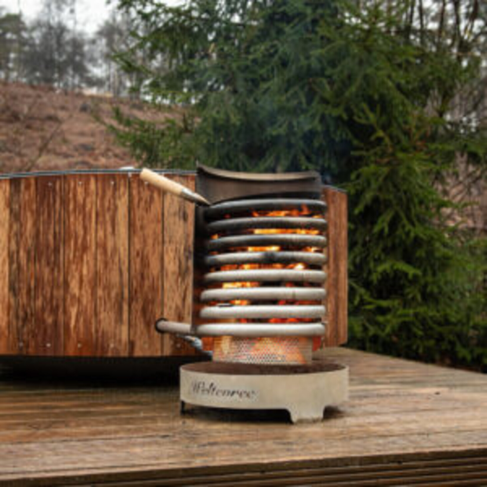 Weltevree Weltevree Asbak voor Dutchtub Original / Wood - zilver