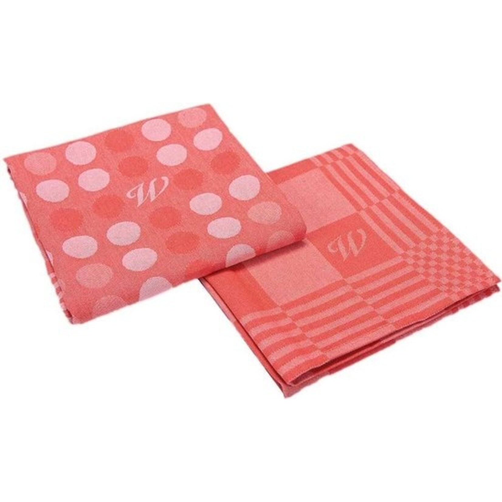 Weltevree Weltevree Theedoeken, set van 2 - Rood