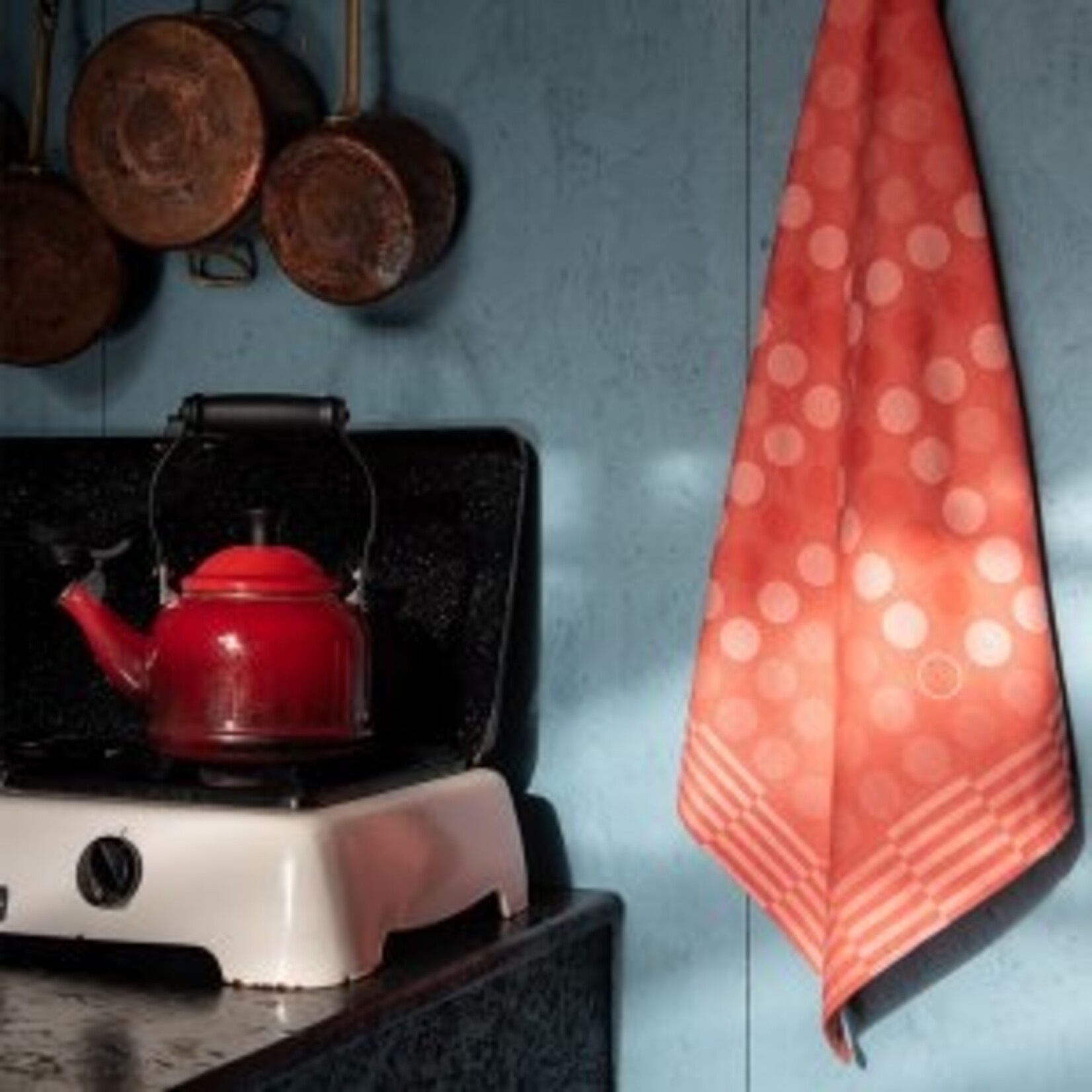 Weltevree Weltevree Theedoeken, set van 2 - Rood