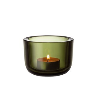 Iittala Iittala Valkea Waxinelichthouder / Sfeerlicht 60mm Mosgroen
