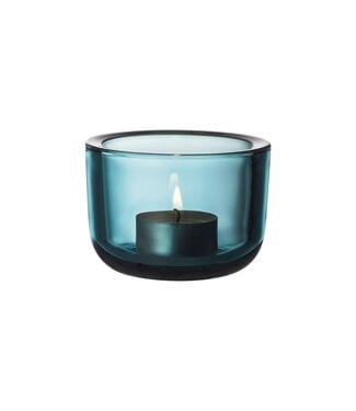 Iittala Iittala Valkea Waxinelichthouder / Sfeerlicht 60mm Zeeblauw