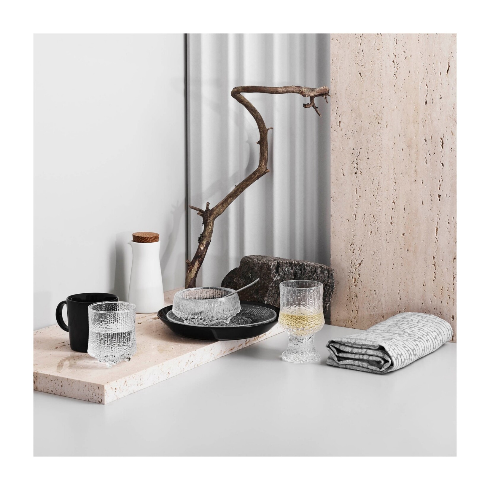 Iittala Iittala Teema wit melkkannetje met houten stop - 0.2L