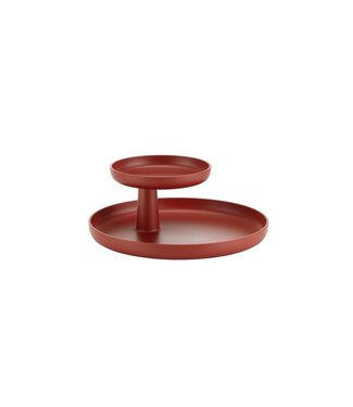 Vitra Vitra Rotary Tray / Decoratie Schaal Donker Baksteenrood