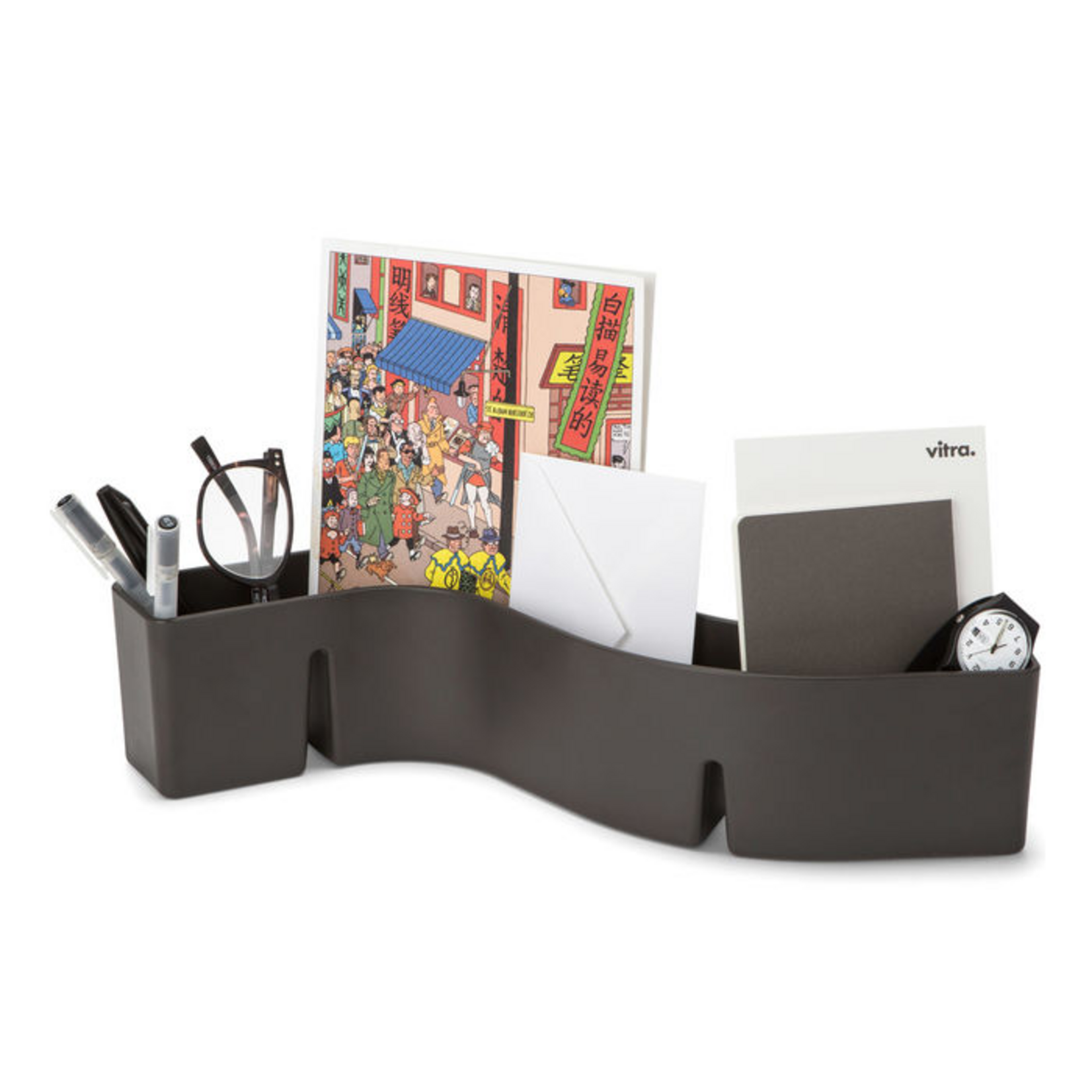 Vitra Vitra S-Tidy Opberger Donker Grijs