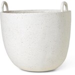 Ferm Living Ferm Living Pot de fleurs Speckle Large blanc