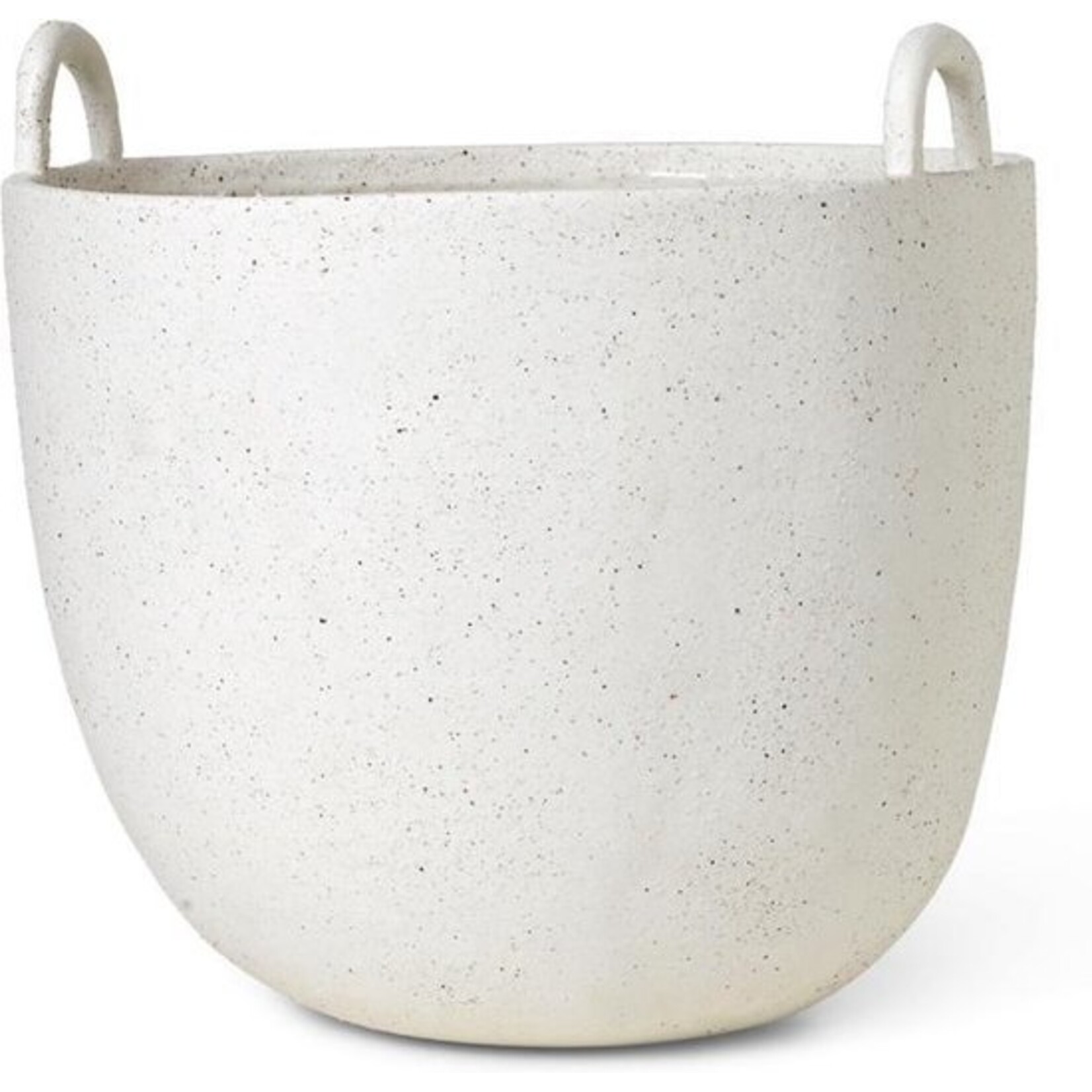 Ferm Living Ferm Living Speckle Bloempot Large wit