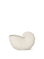 Ferm Living Ferm Living Pot en porcelaine Shell blanc