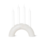 Ferm Living Ferm Living Bougeoir Bow Marble blanc