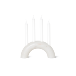 Ferm Living Ferm Living Boog Kaarsenhouder Marmer wit