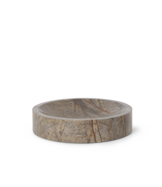 Ferm Living Ferm Living Scape Bowl Marmer rood/bruin
