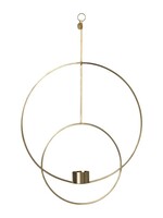 Ferm Living Ferm Living Porte-lampions suspendu Deco - Rond - laiton