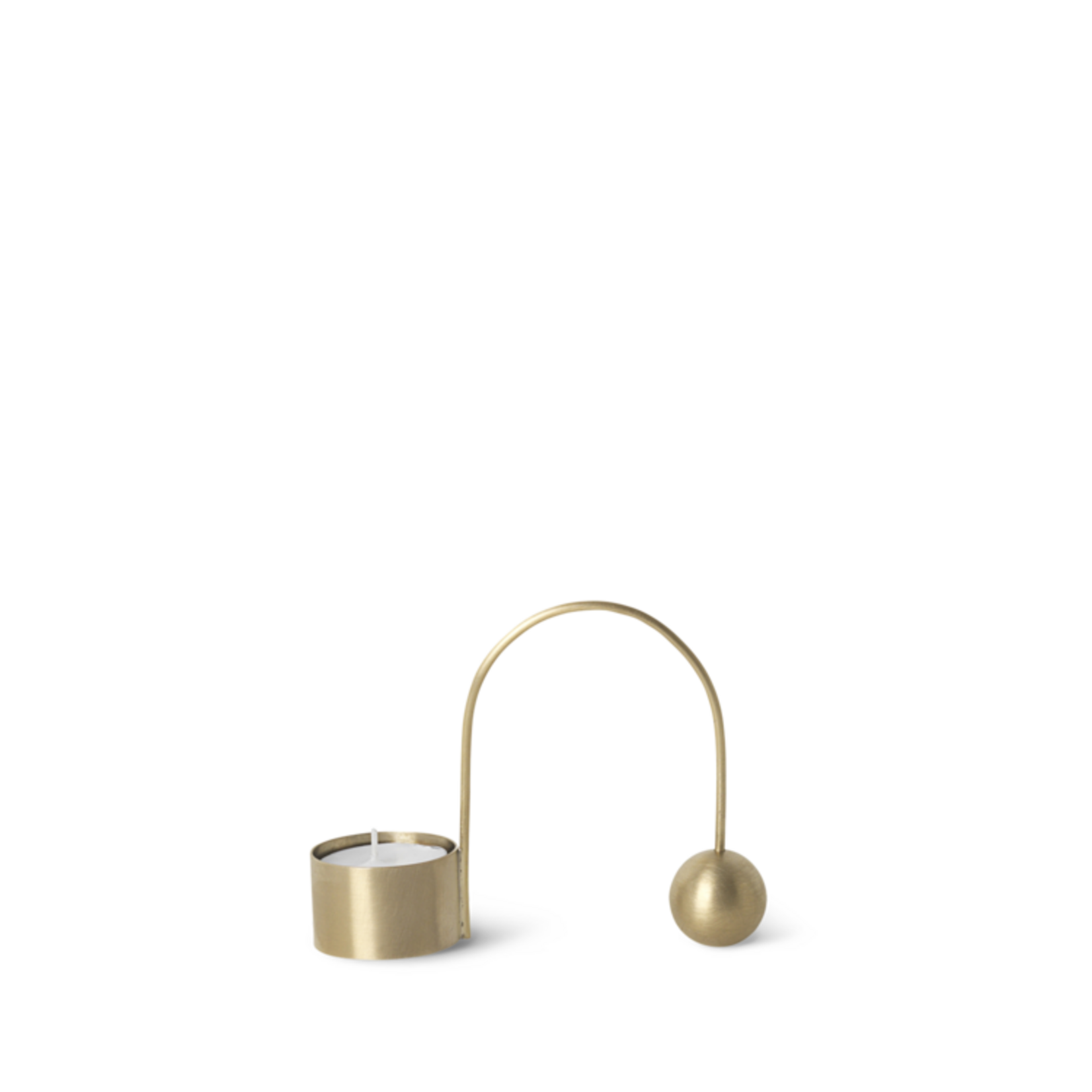 Ferm Living Ferm Living Porte-bougies Balance laiton