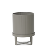 Ferm Living Ferm Living Bau Pot de fleurs avec support/bol inférieur Petit gris chaud