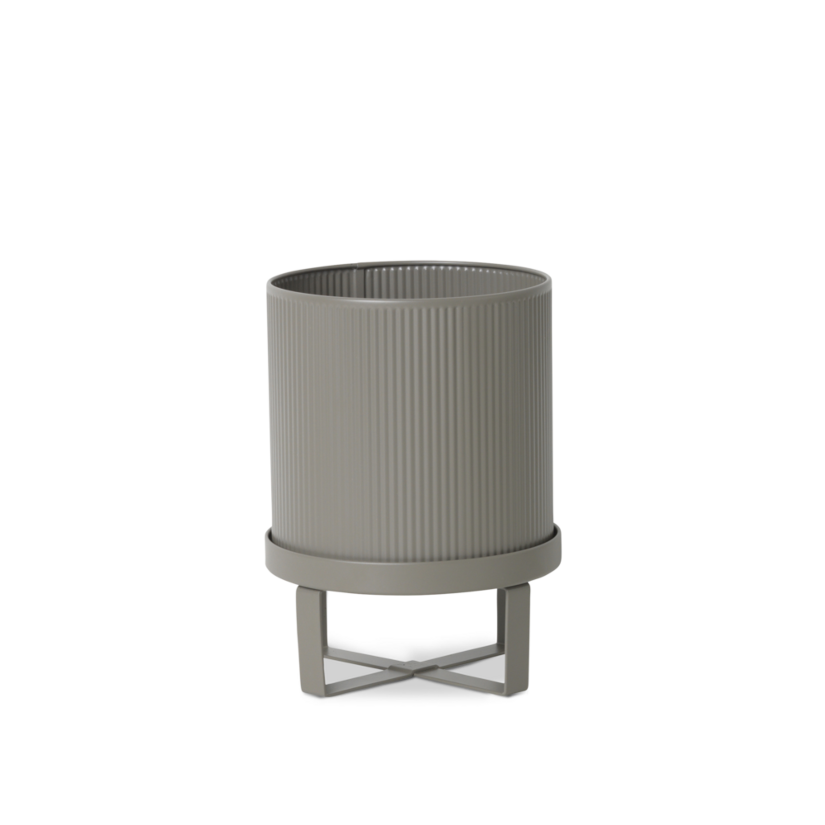Ferm Living Ferm Living Bau Pot de fleurs avec support/bol inférieur Petit gris chaud