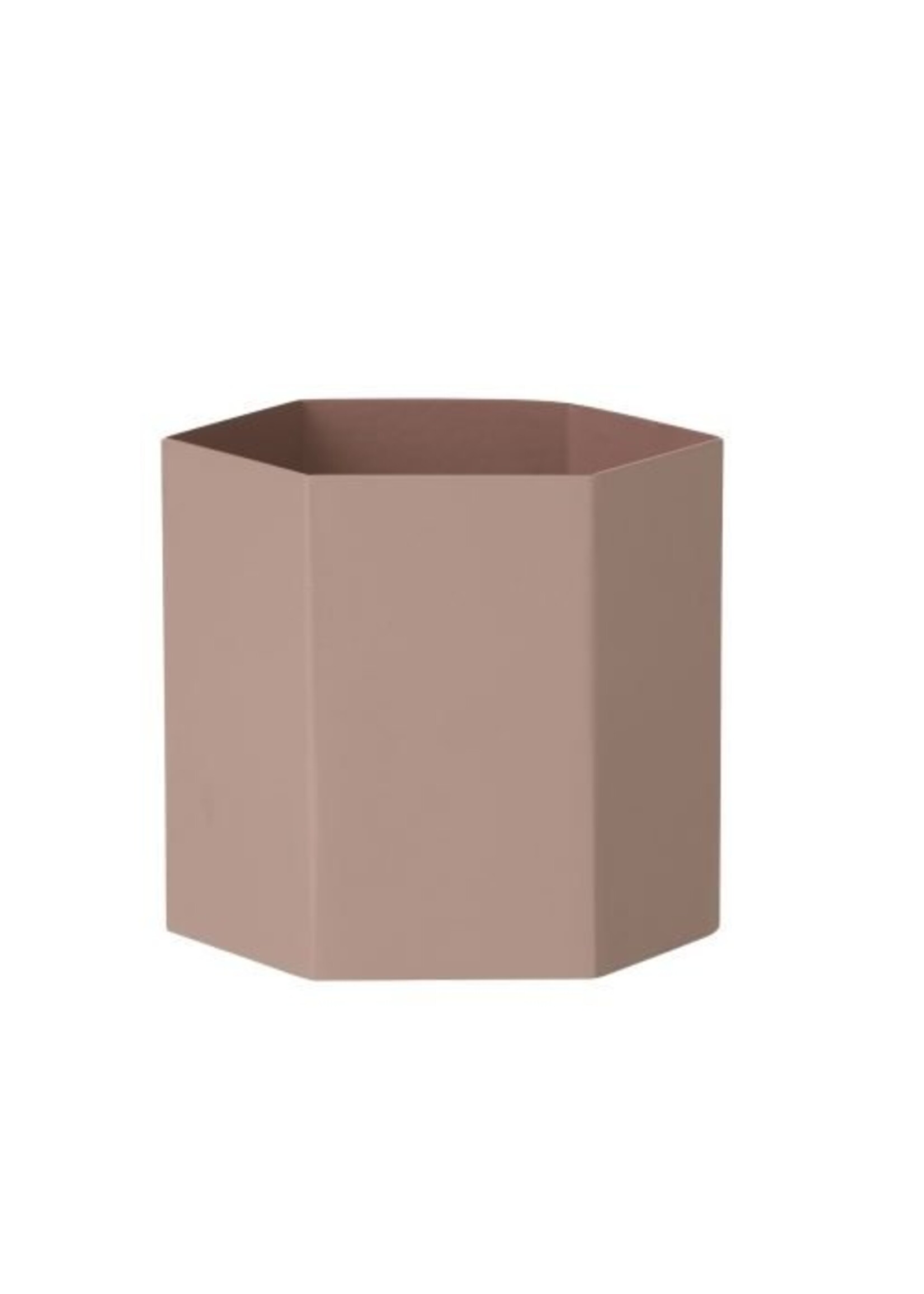 Ferm Living Ferm Living Hexagon Pot Extra Large roze