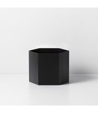 Ferm Living Ferm Living Pot Hexagonal Large noir