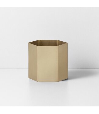 Ferm Living Ferm Living Pot Hexagonal Large gold