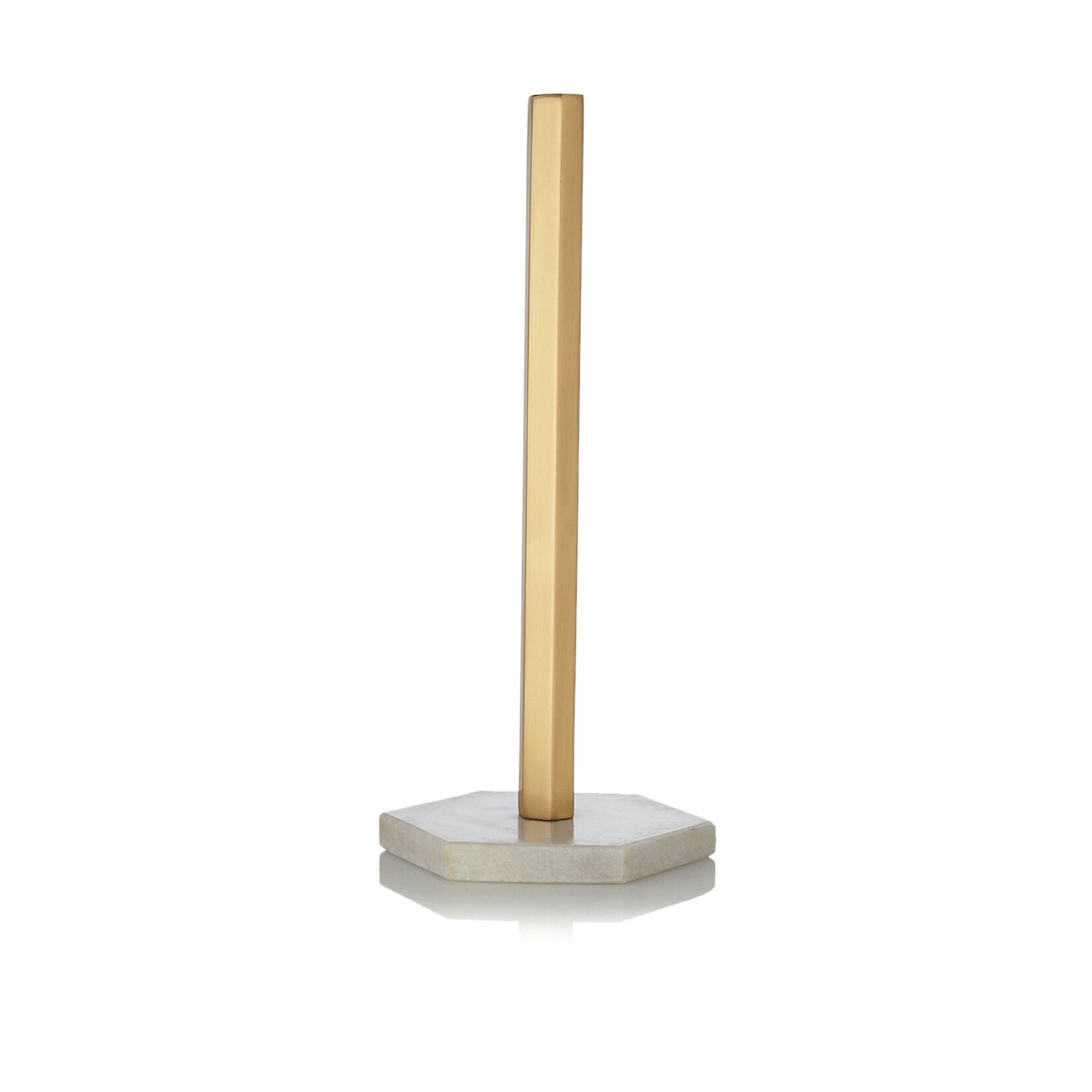 Ferm Living Ferm Living Porte-rouleau de cuisine Hexagone Marbre Or