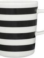 Marimekko Marimekko Tasaraita Mok 25 cl Zwart