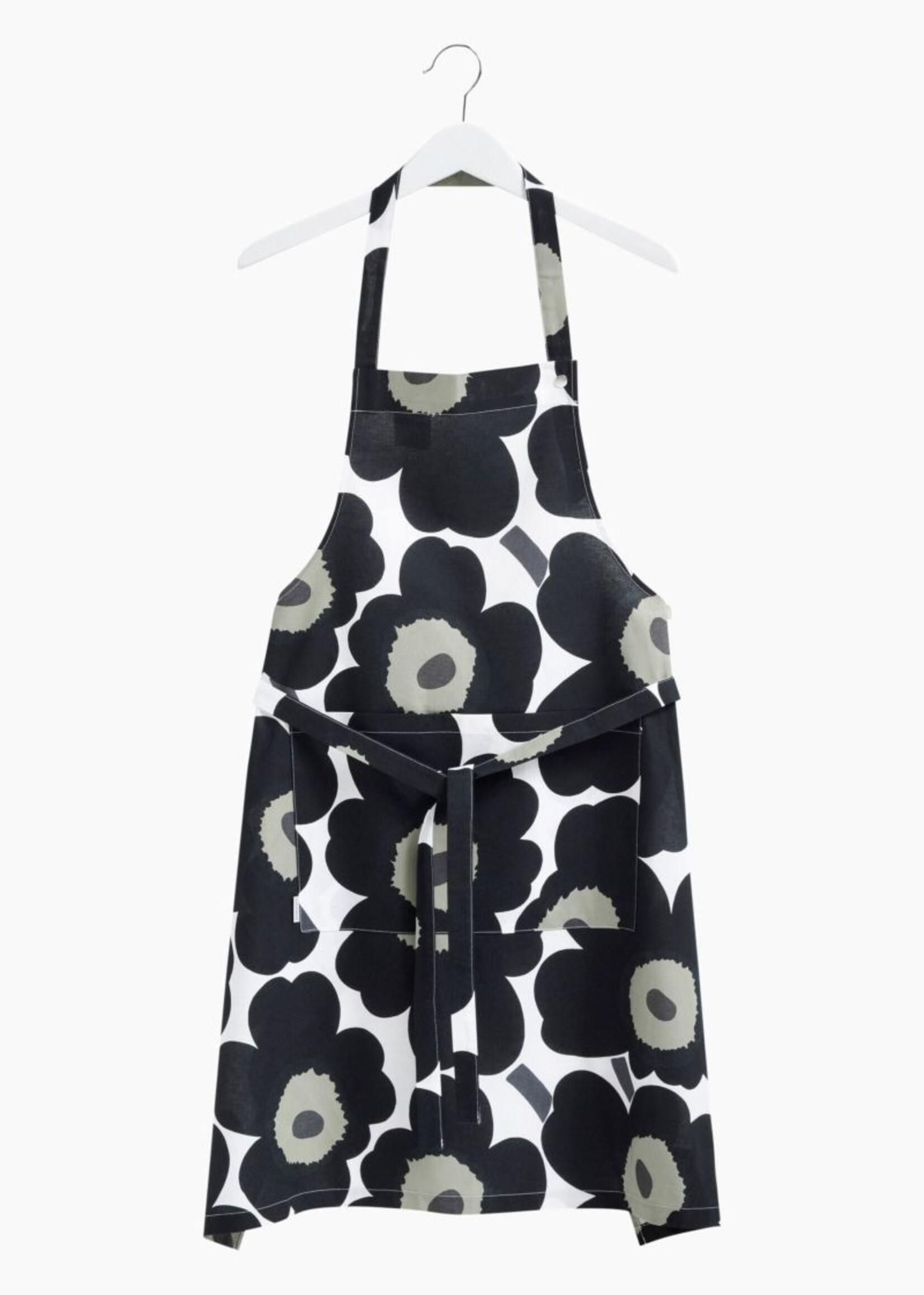 Marimekko Marimekko - Unikko - Schort Pieni - Zwart/groen