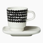 Marimekko Marimekko Siirtolap Espresso Tas met ondertas