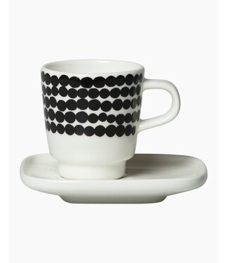 Marimekko Marimekko Siirtolap Espresso Tas met ondertas