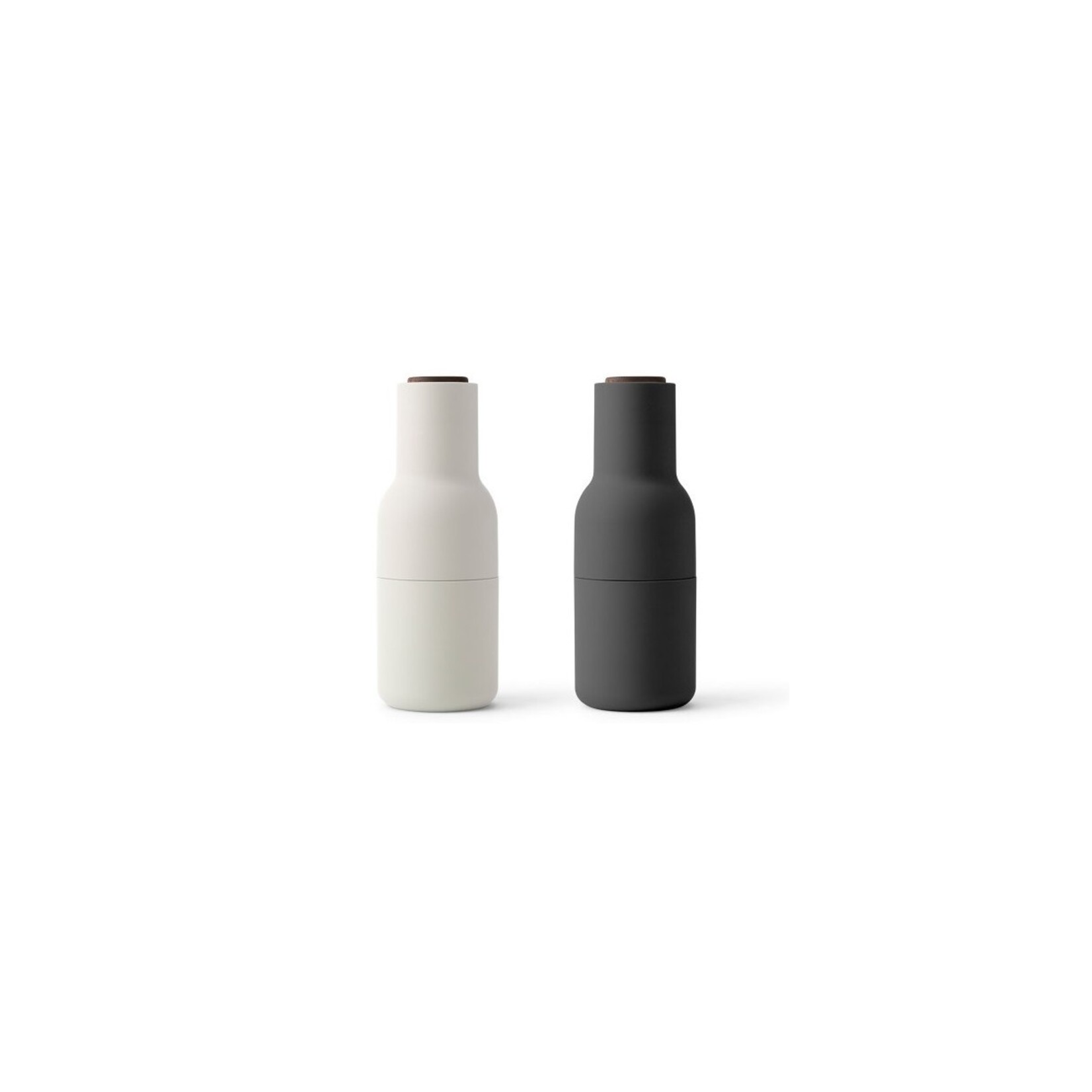 Menu-Bottle grinder Peper-en zoutmolen ash/carbon walnoot