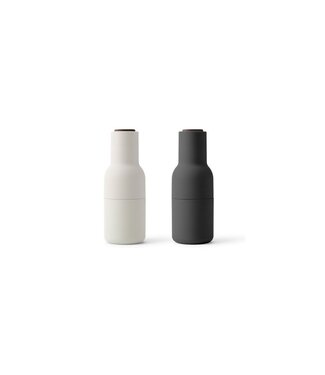 Menu-Bottle grinder Peper-en zoutmolen ash/carbon walnoot