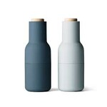 Menu Audo Menu - Bottle grinder - Peper-en Zoutmolen - Blues - Beuk - Set van 2
