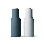 Menu Audo Menu - Bottle grinder - Peper-en Zoutmolen - Blues - Beuk - Set van 2