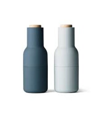 Menu Audo Menu - Bottle grinder - Peper-en Zoutmolen - Blues - Beuk - Set van 2
