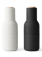 Menu - Bottle grinder - Peper-en Zoutmolen - Ash - Carbon - Beuk - Set van 2