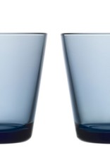 Iittala Iittala Kartio verre - 21 cl -bleu pluie-2 pièces