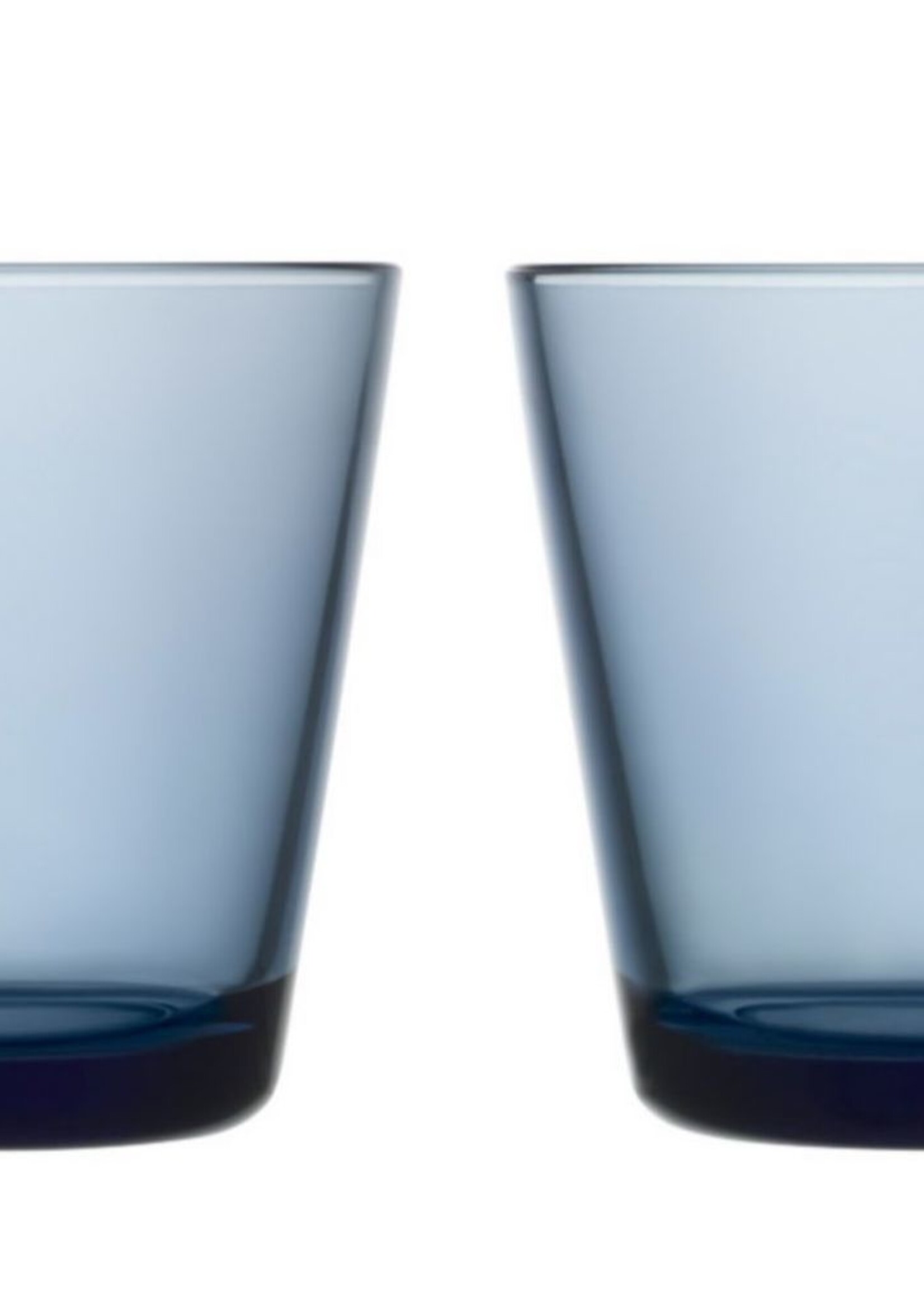 Iittala Iittala Kartio verre - 21 cl -bleu pluie-2 pièces