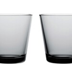 Iittala Iittala Kartio Glas - 21 cl - Grijs - 2 stuks