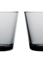 Iittala Iittala Kartio Glas - 21 cl - Grijs - 2 stuks