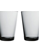 Iittala Iittala Kartio - Glas - 40 cl - Grijs - 2 stuks