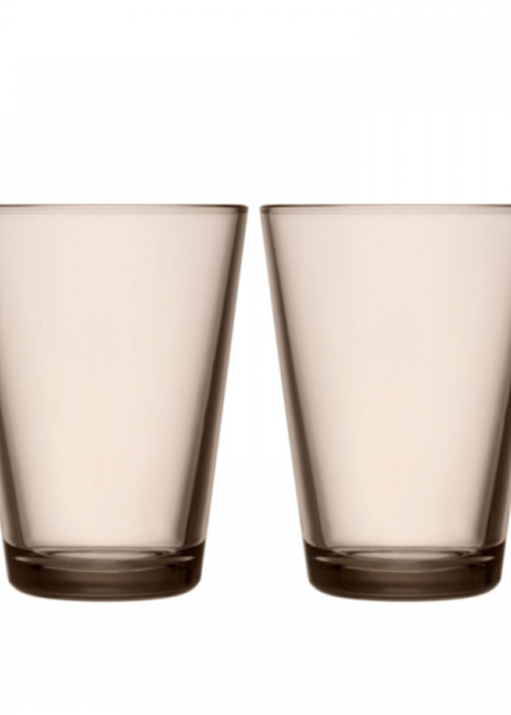 Iittala Iittala Kartio - Glas - 40 cl - Linnen - 2 stuks