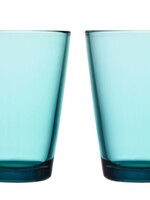 Iittala Iittala Kartio - Glas - 40 cl - Zeeblauw - 2 stuks