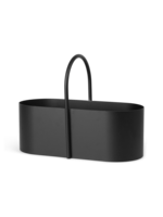 Ferm Living Ferm Living - Toolbox Grib - Bac de rangement - Perforé - Noir - Métal