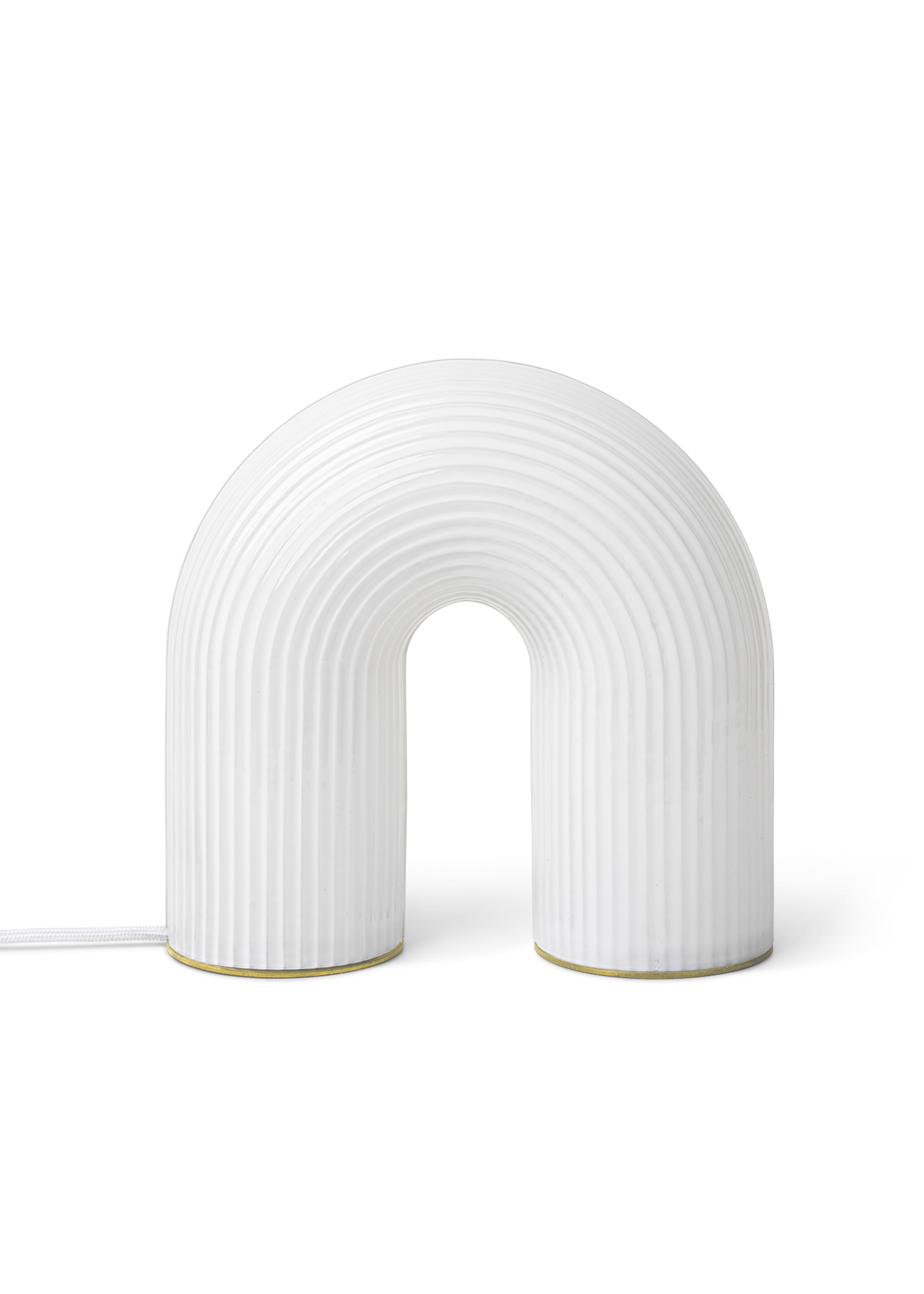 Ferm Living Ferm Living Vuelta Lampe de table en verre opale