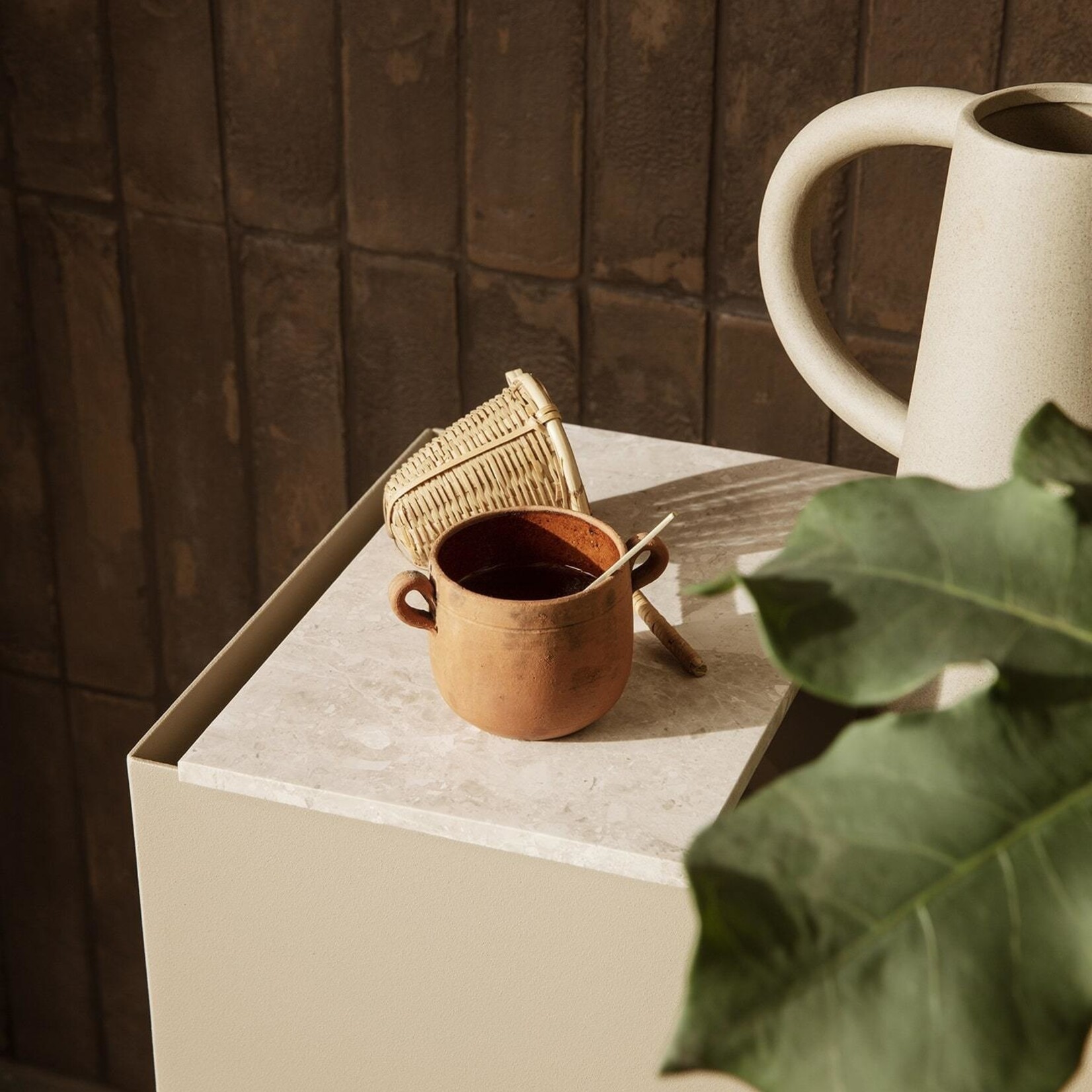 Ferm Living Ferm Living Bac à plantes Marmer