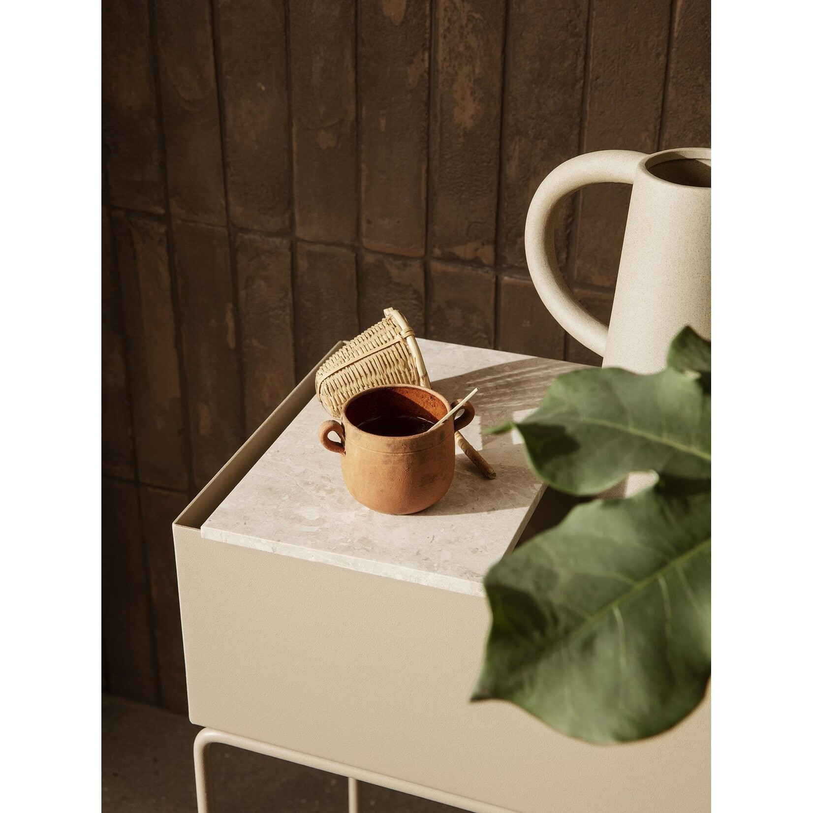 Ferm Living Ferm Living Plantbox Tray Marmer