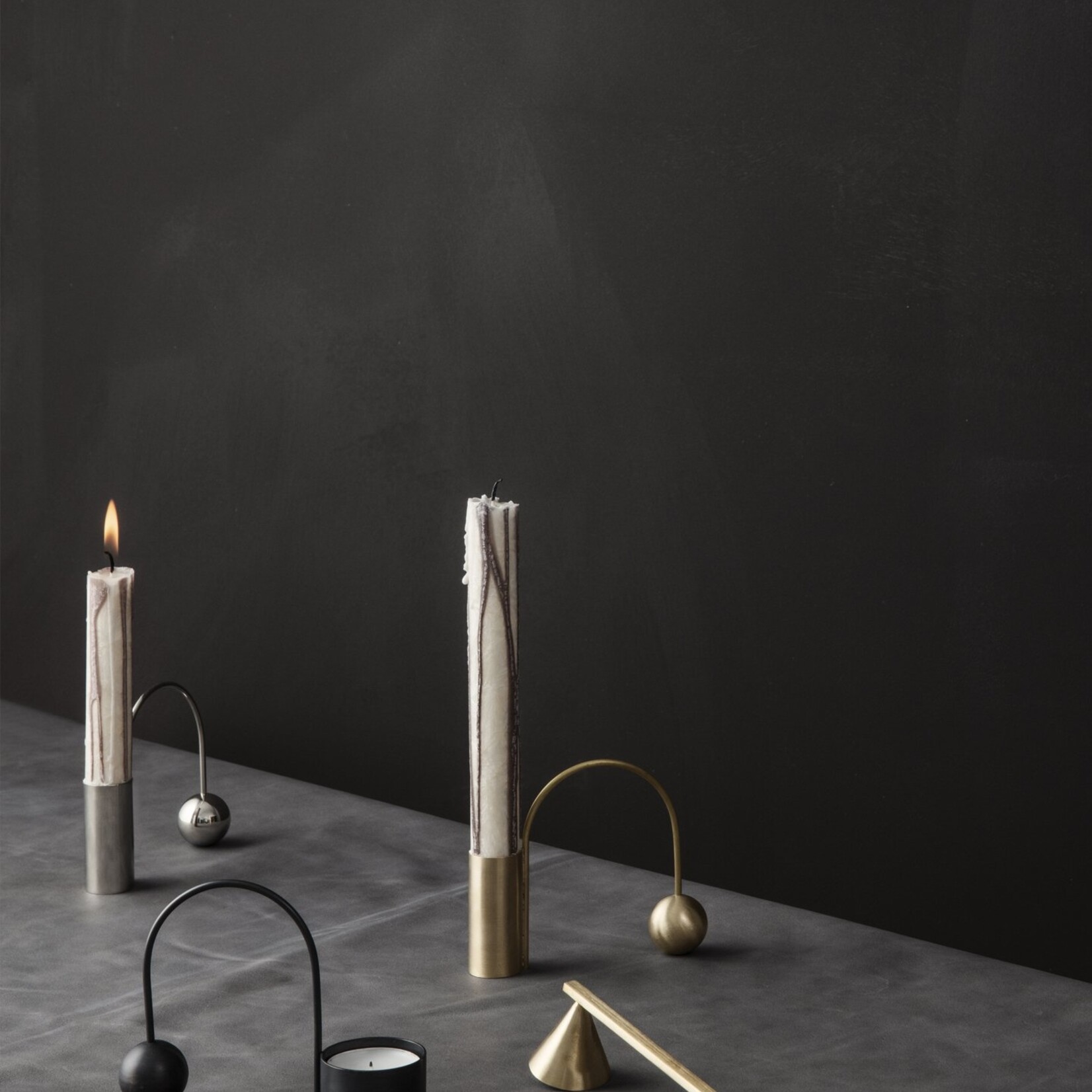 Ferm Living Ferm Living Cache-bougie en laiton